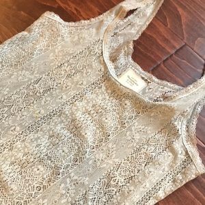 Abercrombie lace tank